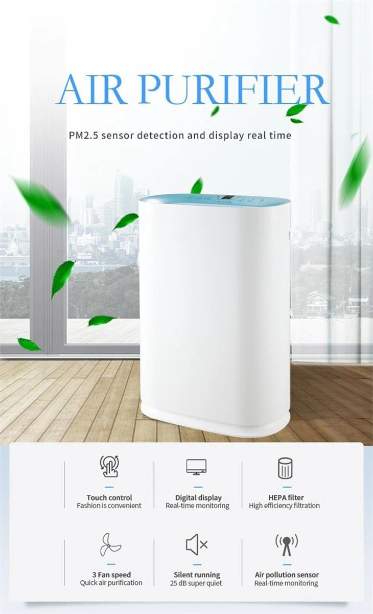 BKJ-300 Anion HEPA Room Air Purifier 300 CADR