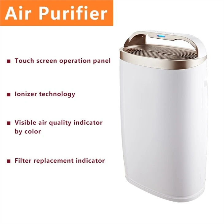BKJ-306A Smoke Dust Free Home Air Purifier Touch Panel