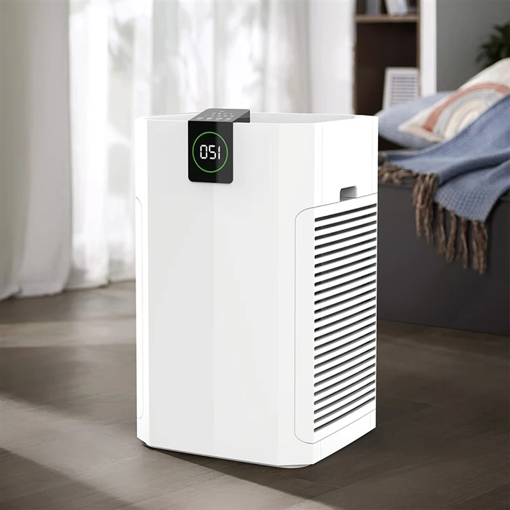 WIFI 4-regulácia rýchlosti HEPA filter Čistička vzduchu s aktívnym uhlím BKJ-80A